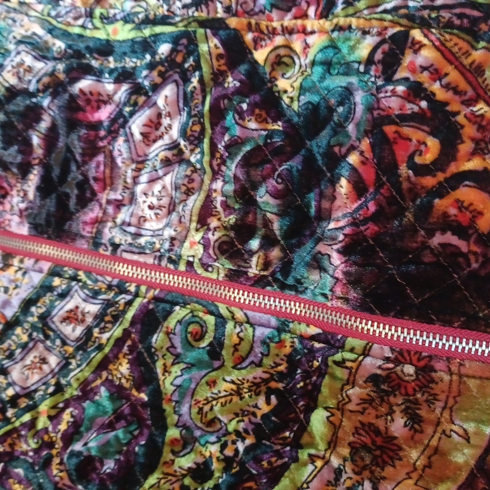 Chico's Multi-Color Quilted Vest - Picture 2 of 5